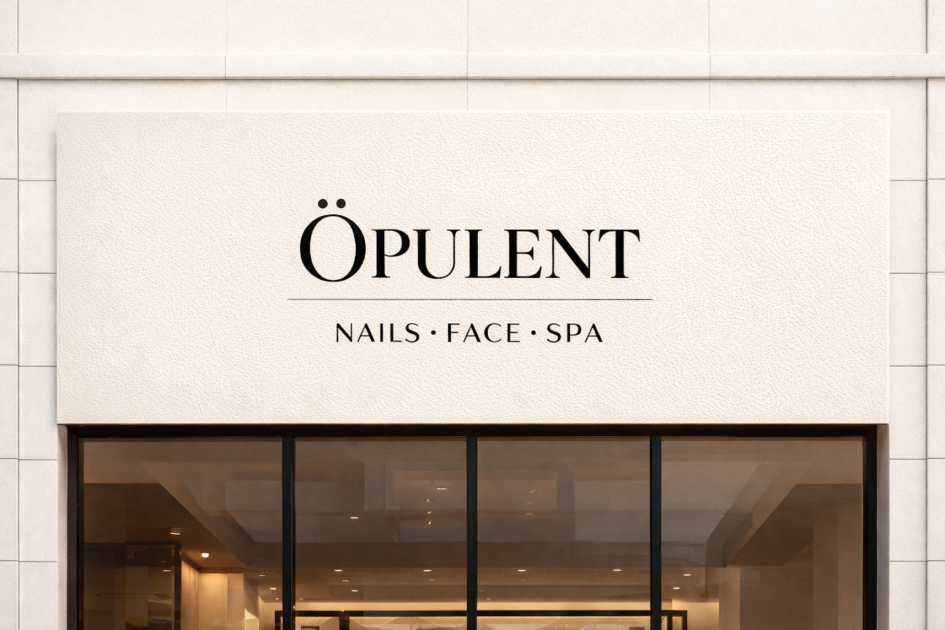 Recepción de Opulent Spa con luz natural