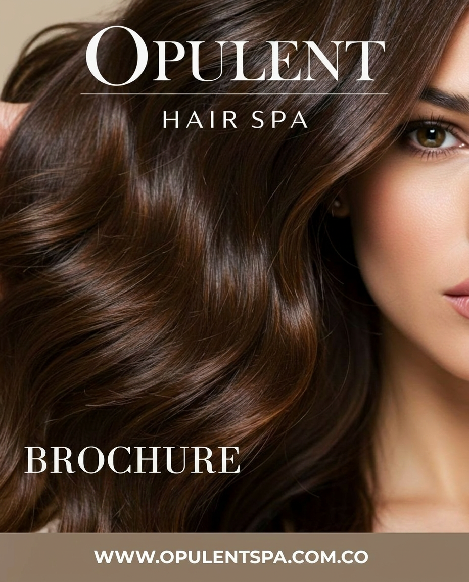 Opulent Hair Spa — Brochure Capilar